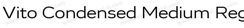 Vito Condensed Medium Regular字体转换